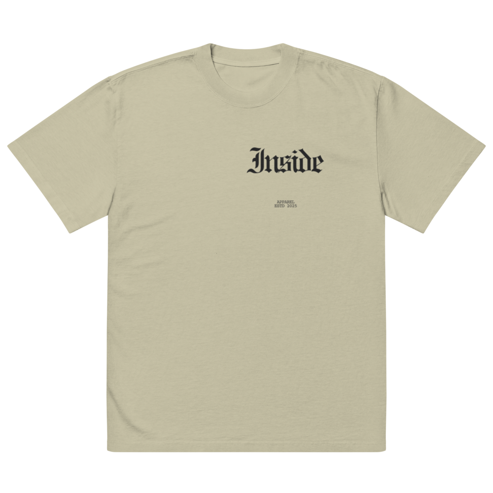 Inside Apparel Oversized Faded T-Shirt